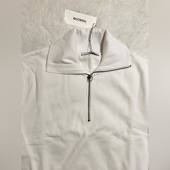 Thakoon Quarter Zip Pullover Sweatshirt - Picture 7 of 16